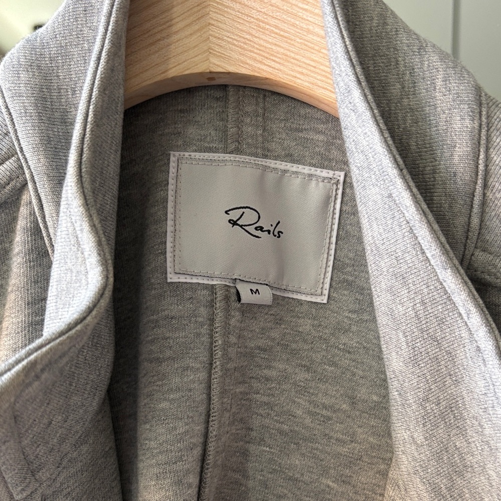 Rails Gray Snap-Button Utility Style Jacket - image 2